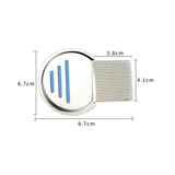 Head Lice Hair Comb - Stainless Steel - Nits Egg Flea Removal - Side View