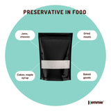 1Kg Food Grade Potassium Sorbate Granules - Preservative for Cosmetics, Brewing, and Culinary Uses (E202) - Close-Up Angle