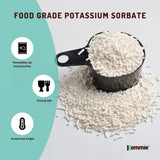 Kemmie 2Kg Potassium Sorbate Food Grade Granules Preservative E202 Cosmetic