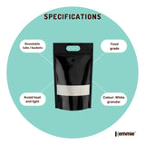 10Kg Food Grade Potassium Sorbate Granules - Preservative for Food, Cosmetics, and Home Brewing - Low Angle