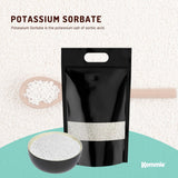 20Kg Food Grade Potassium Sorbate Granules - Preservative for Cosmetics, Skin Care, and Home Brewing - Front View