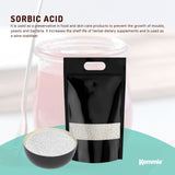 20Kg Food Grade Potassium Sorbate Granules - Preservative for Cosmetics, Skin Care, and Home Brewing - Top-Down View