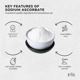 Orku 2Kg Sodium Ascorbate - High Purity Soluble Crystalline Powder Ingredient - Rear View