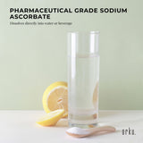 10Kg Buffered Sodium Ascorbate Powder - Gentle Vitamin C Supplement - 45-Degree Angle