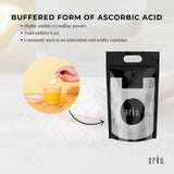 Orku 20Kg Sodium Ascorbate - High Purity Soluble Crystalline Powder Ingredient - Low Angle