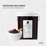 Organic Acai Powder 700g Bucket - Premium Superfood from Amazon Berries - Side View