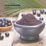 Orku 2.5kg Organic Acai Powder Brazilian Berry Smoothie Bowl Ingredient - Side View