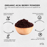 2.5kg Organic Acai Berry Powder - Premium Superfood for Smoothies and Bowls - Rear View