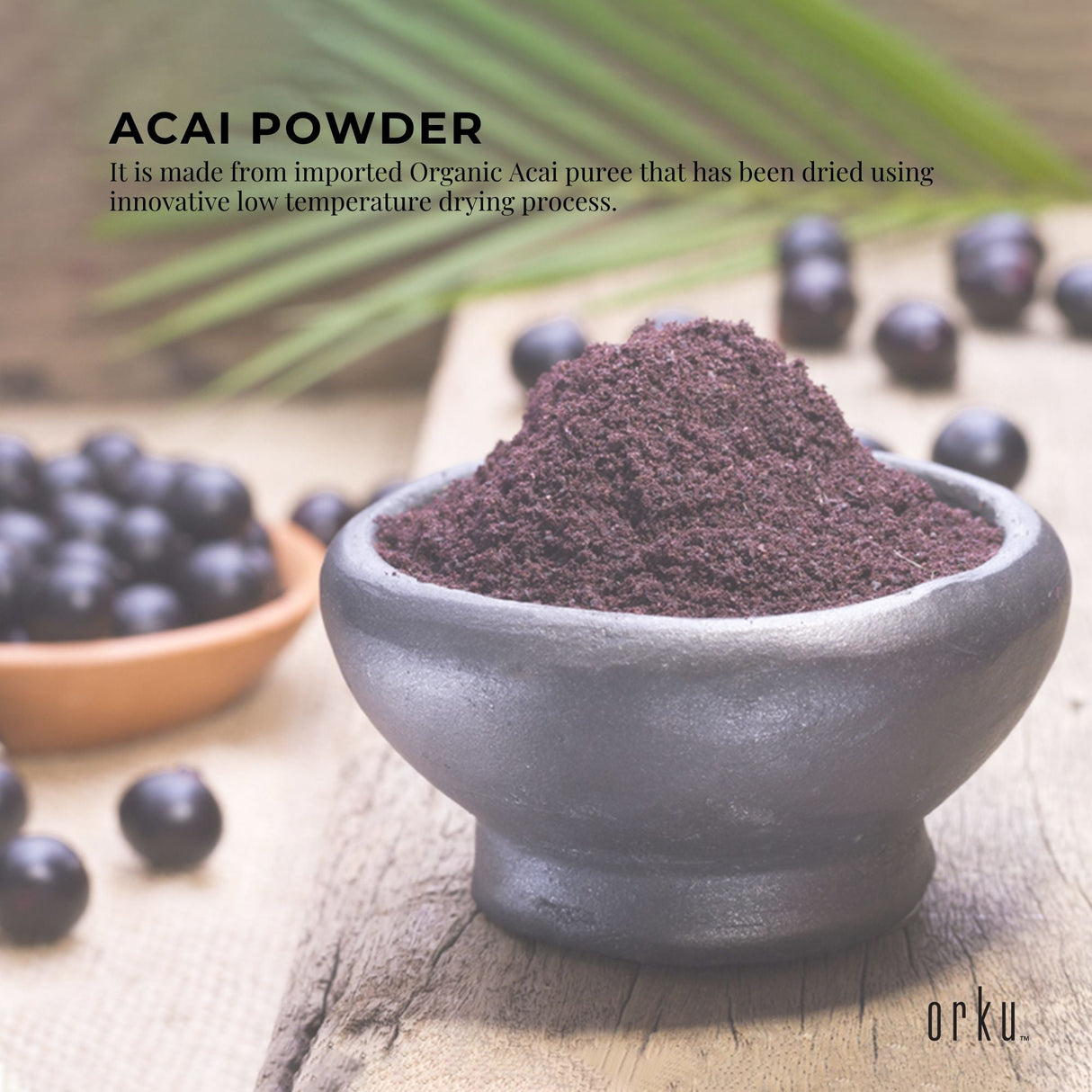 5kg Organic Acai Powder - Pure Superfood from Amazon Berries