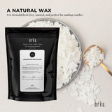 1Kg Golden 464 Soy Wax Flakes - 100% Pure Natural DIY Candle Melts Chips - Top-Down View