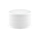 Kitchee 10x 250ml Natural HDPE Round Bottle + 28/410 Caps - Empty Plastic Food Storage