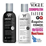 Watermans Grow Me Shampoo and Conditioner Hair Growth Pack Combo Anti Loss - Top-Down View