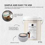 300g Organic Fine Diatomaceous Earth Tub - Food Grade Fossil Shell Flour Powder - 45-Degree Angle