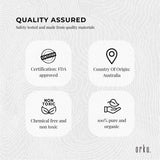 300g Organic Fine Diatomaceous Earth Tub - Food Grade Fossil Shell Flour Powder - Close-Up Angle