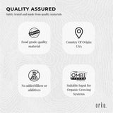 Orku 1.4Kg Fine Diatomaceous Earth Tub - Food Grade Fossil Shell Flour Powder