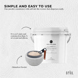 Orku 1.4Kg Fine Diatomaceous Earth Tub - Food Grade Fossil Shell Flour Powder - 45-Degree Angle