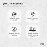 Orku 1.4Kg Fine Diatomaceous Earth Tub - Food Grade Fossil Shell Flour Powder - Close-Up Angle