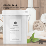 Orku 1.3kg Epsom Salt Tub - Magnesium Sulphate For Bath Skin Body Skin Care - Front View