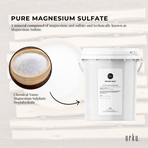 Orku 1.3kg Epsom Salt Tub - Magnesium Sulphate For Bath Skin Body Skin Care