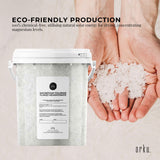 800g Magnesium Chloride Flakes Hexahydrate Tub -  Organic USP Food Grade Salt - Rear View