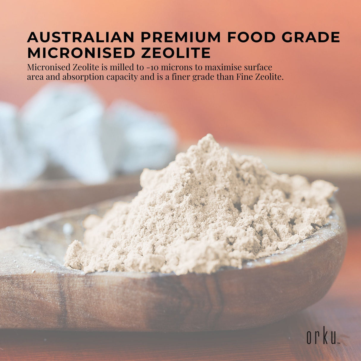 800g Premium Micronised Volcamin Zeolite Powder - High Absorption Mineral Supplement