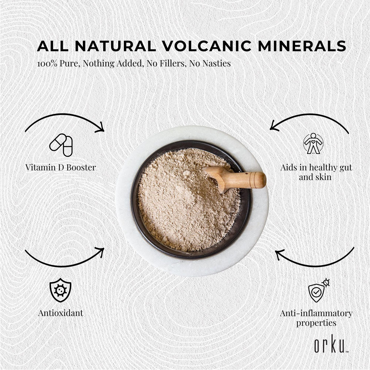 800g Premium Micronised Volcamin Zeolite Powder - High Absorption Mineral Supplement