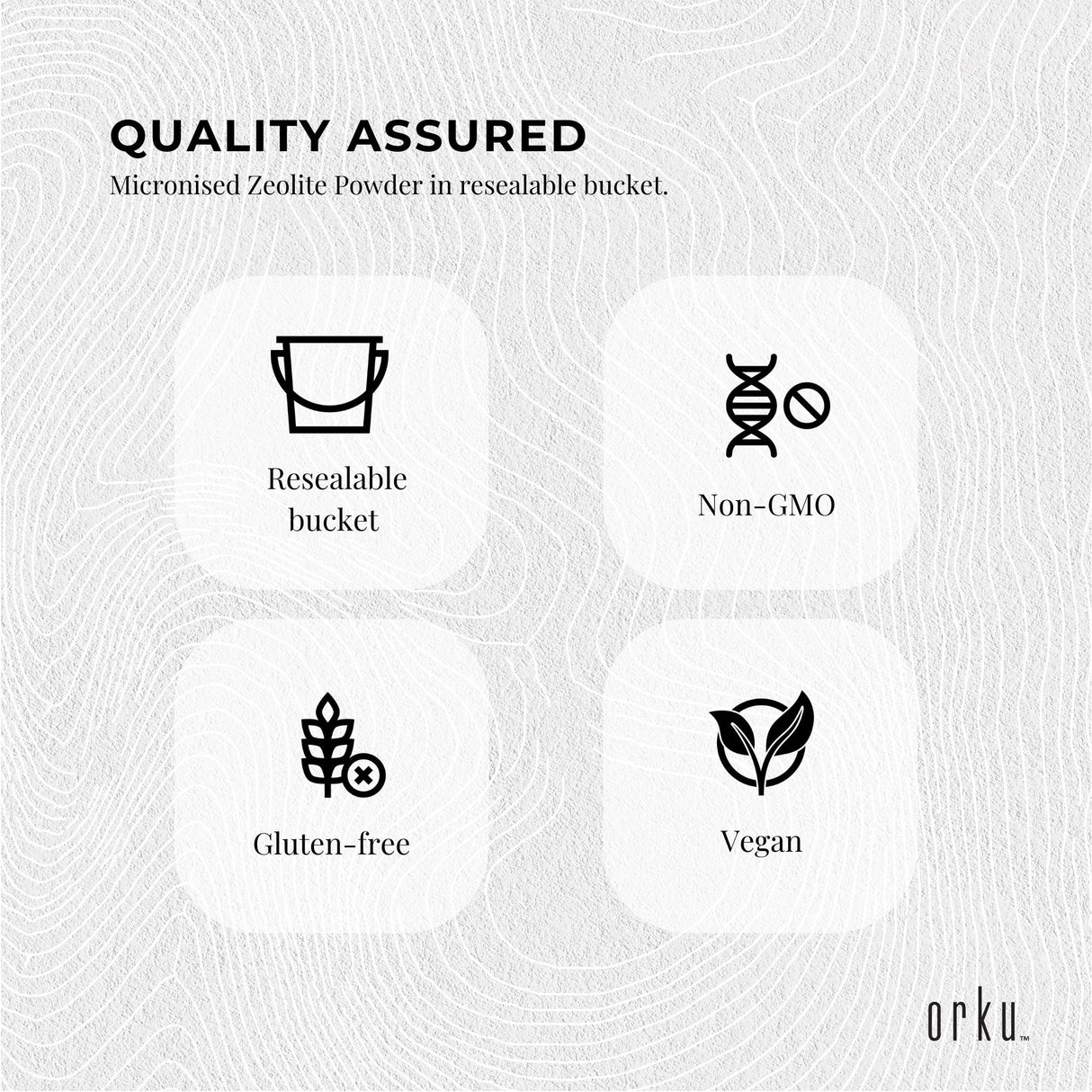 1.3kg Ultra-Fine Micronised Clinoptilolite Zeolite Powder - Volcamin Mineral Supplement