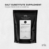 1Kg Food Grade Potassium Chloride Powder - Pure E508 Salt Alternative for Nutritional Enrichment - Side View