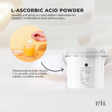 5Kg Premium Pure Vitamin C Powder (L-Ascorbic Acid) - Pharmaceutical Grade Antioxidant Supplement in Resealable Tub - 45-Degree Angle