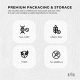 Orku 5Kg Vitamin C Powder in Tub Pure L-Ascorbic Acid - USP Grade Non-GMO - Rear View