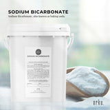 1.3Kg Sodium Bicarbonate Tub - Food Grade Bicarb Baking Soda Hydrogen Carbonate - Front View