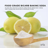 Orku 5Kg Sodium Bicarbonate Food Grade Tub Baking Soda Aluminium Free Powder - Close-Up Angle