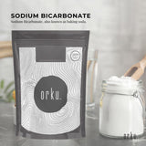 1Kg Sodium Bicarbonate - Food Grade Bicarb Baking Soda Hydrogen Carbonate Powder - Side View
