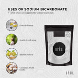 1Kg Sodium Bicarbonate - Food Grade Bicarb Baking Soda Hydrogen Carbonate Powder - Rear View