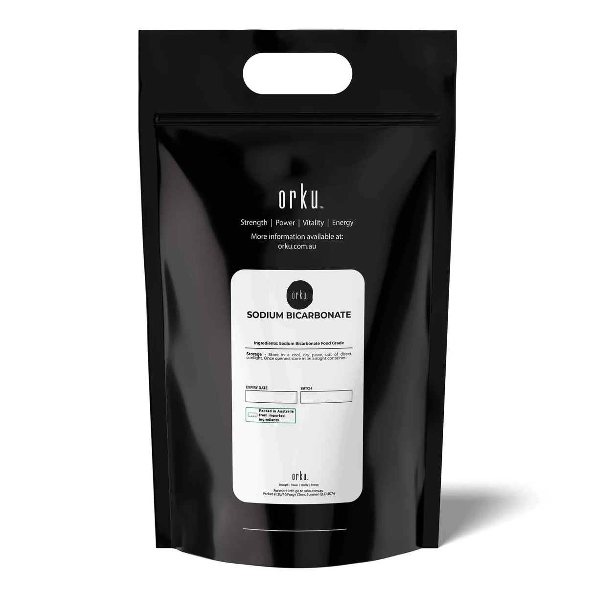 Orku 5Kg Sodium Bicarbonate Food Grade Baking Soda Aluminium Free NaHCO3 Powder