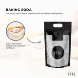 5Kg Sodium Bicarbonate - Food Grade Bicarb Baking Soda Hydrogen Carbonate Powder - 45-Degree Angle