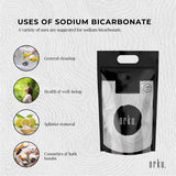 5Kg Sodium Bicarbonate - Food Grade Bicarb Baking Soda Hydrogen Carbonate Powder - Rear View
