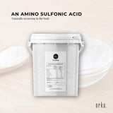 Orku 1.3kg Taurine Powder Tub - High Purity L-Taurine Amino Acid Ingredient