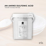 1.3kg Premium L-Taurine Powder - High Purity Amino Acid Supplement for Health - Top-Down View