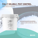 4.9Kg Boric Acid Powder Bucket 99.9% Pure Fully Soluble Granule Pest Ant Roaches - Top-Down View