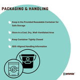 4.9Kg Boric Acid Powder 99.9% Pure Tub - Soluble Orthoboric Acid H3BO3 - Low Angle