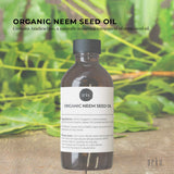 Orku 100ml Organic Neem Seed Oil  Debitterised Cold Pressed Azadirachtin Indica - Front View