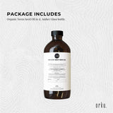 Cold Pressed 500ml Neem Seed Oil - Organic Debitterised with Azadirachtin Indica - Front View