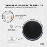 Orku 5L Organic Neem Seed Oil - Debitterised Cold Pressed Azadirachtin Indica - 45-Degree Angle