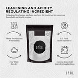 Orku 2Kg Potassium Bicarbonate Powder - Food Grade Pure FCC Brewing Baking - Side View
