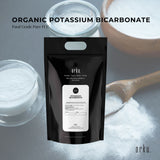 Bulk 10Kg Organic Potassium Bicarbonate Powder Food Grade FCC for Brewing Baking - Top-Down View