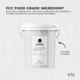 Orku 1.3Kg Potassium Bicarbonate Powder Tub Food Grade FCC for Brewing Baking - 45-Degree Angle