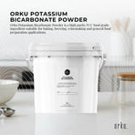 Orku 5Kg Potassium Bicarbonate Powder Tub - Food Grade FCC for Brewing Baking