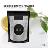 2Kg Pure Sodium Citrate Powder - Food-Grade Trisodium Salt for Preserving and Emulsifying - Front View