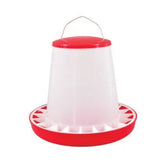 9Kg Automatic Chicken Feeder - Plastic Poultry Chook Hen Feeding Seed Bucket